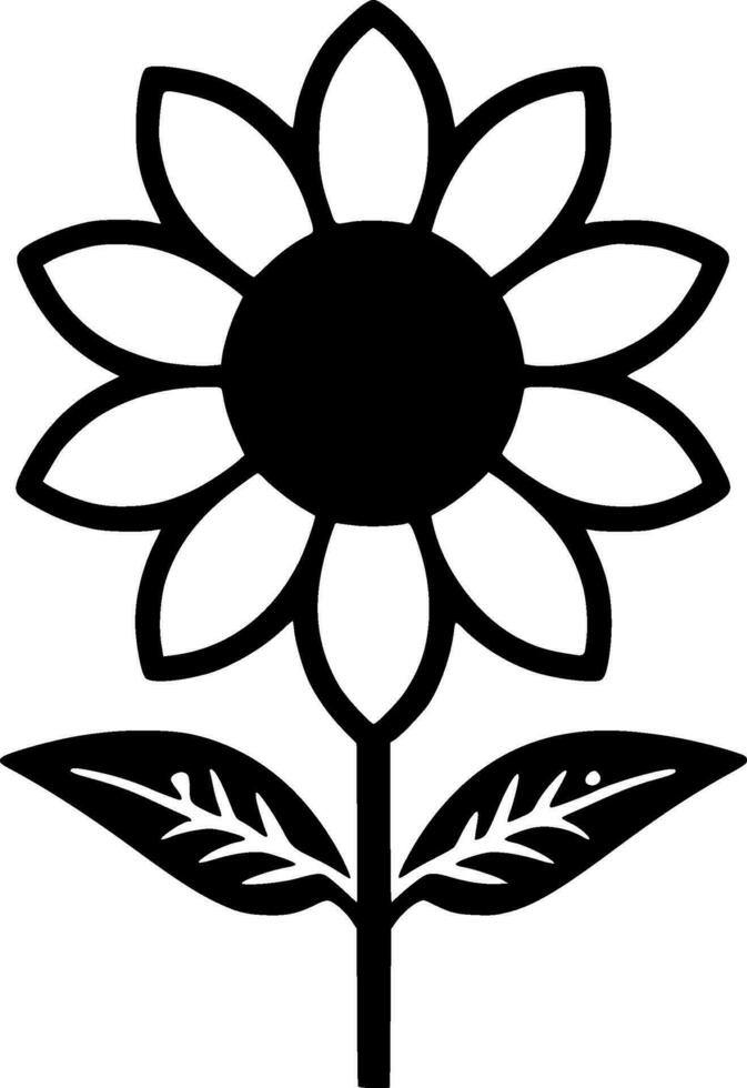 Flower - High Quality Vector Logo - Vector illustration ideal for T-shirt graphic