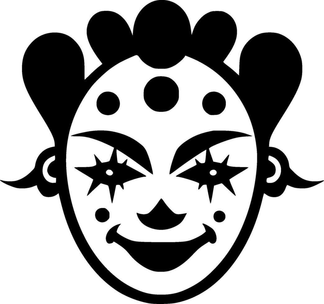 Clown - High Quality Vector Logo - Vector illustration ideal for T-shirt graphic