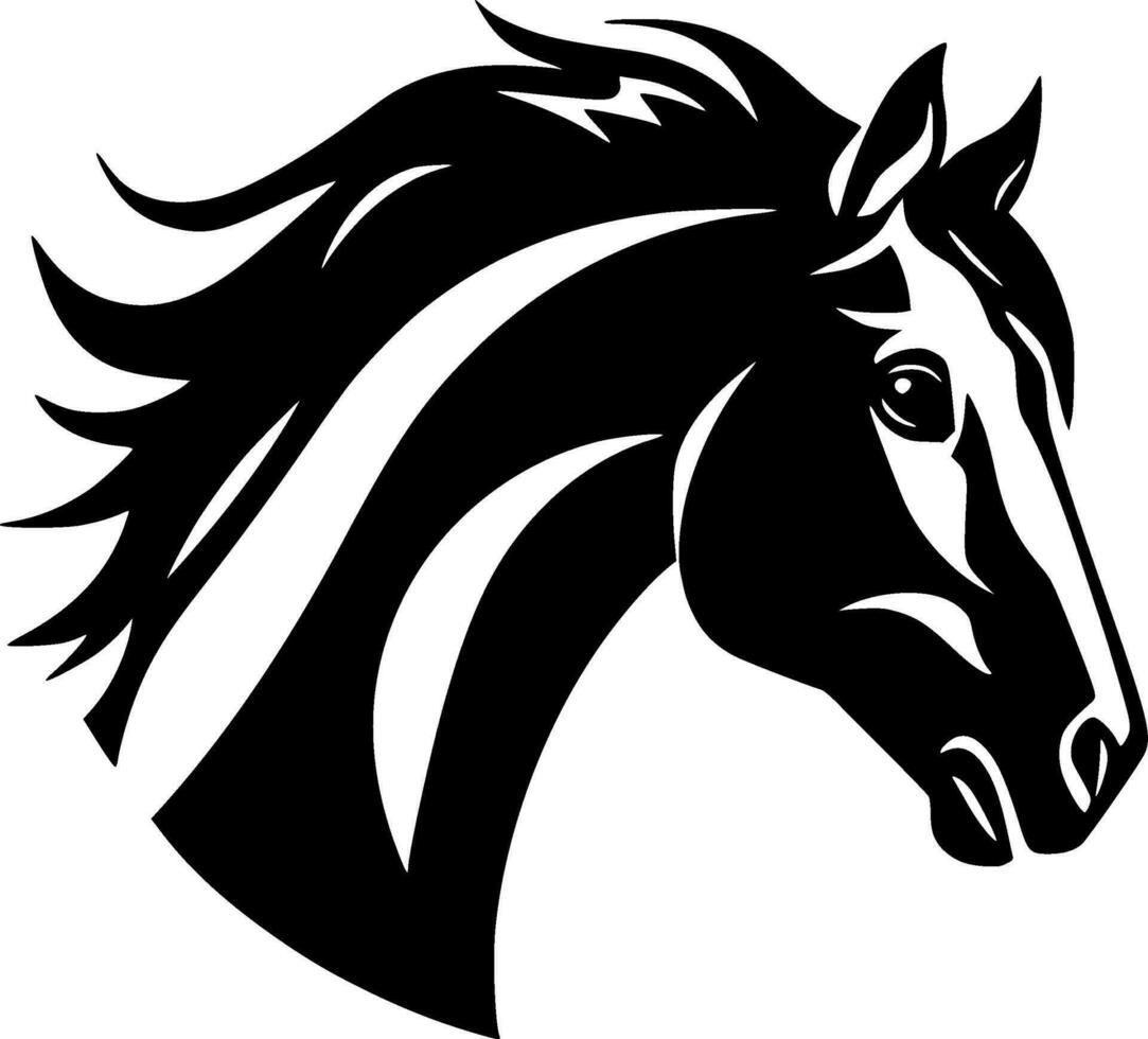 Horse - High Quality Vector Logo - Vector illustration ideal for T-shirt graphic