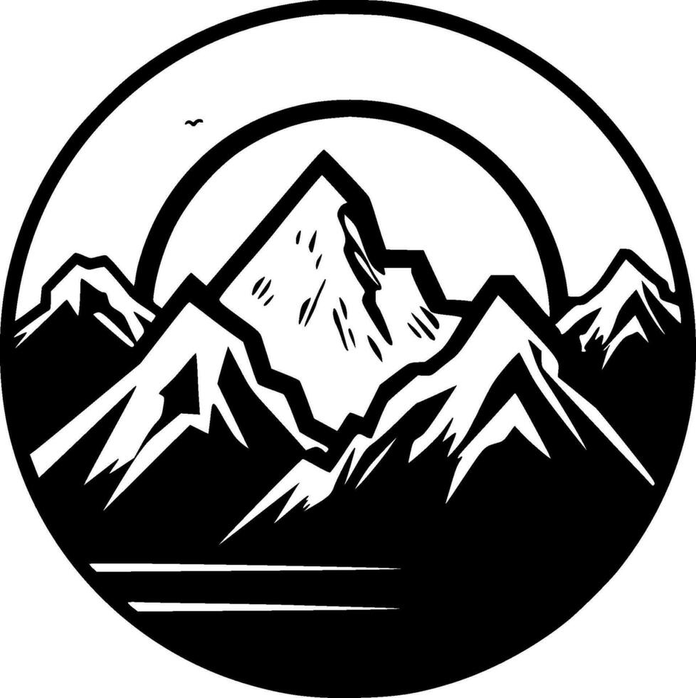 Mountain - High Quality Vector Logo - Vector illustration ideal for T-shirt graphic