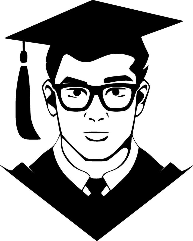Grad - High Quality Vector Logo - Vector illustration ideal for T-shirt graphic