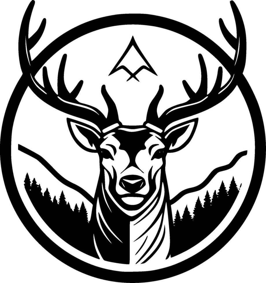 Dear - Minimalist and Flat Logo - Vector illustration