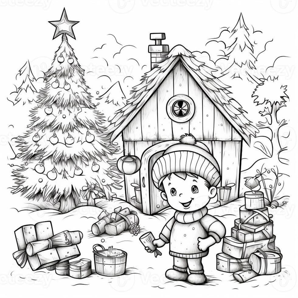 Christmas Coloring Pages photo