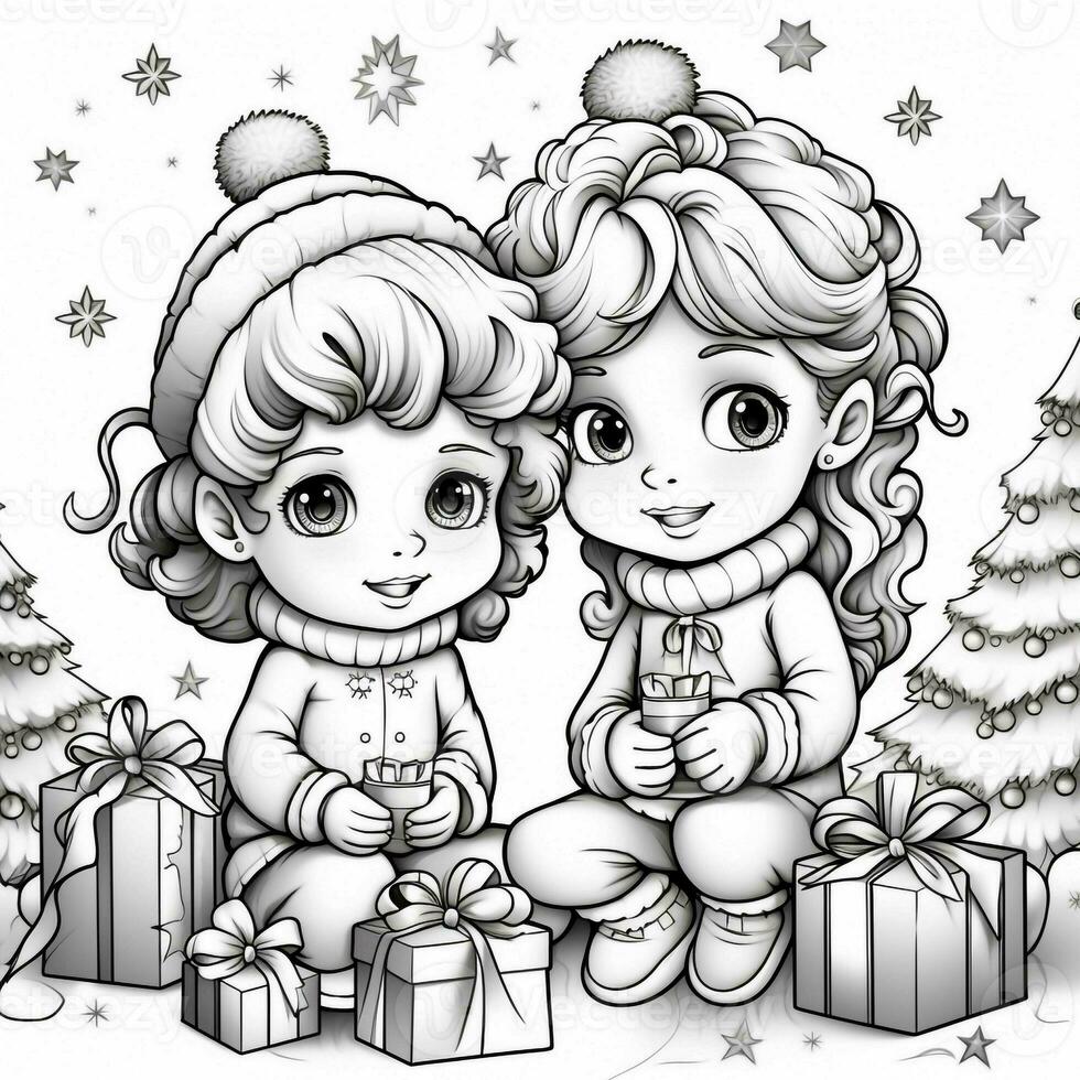 Christmas Coloring Pages photo