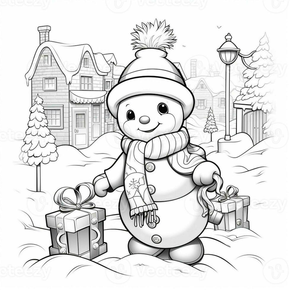 Christmas Coloring Pages photo