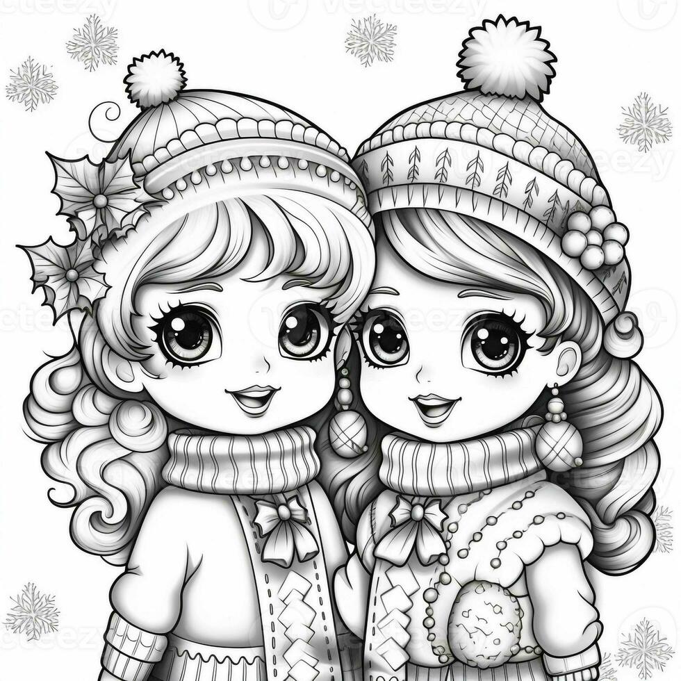 Christmas Coloring Pages photo