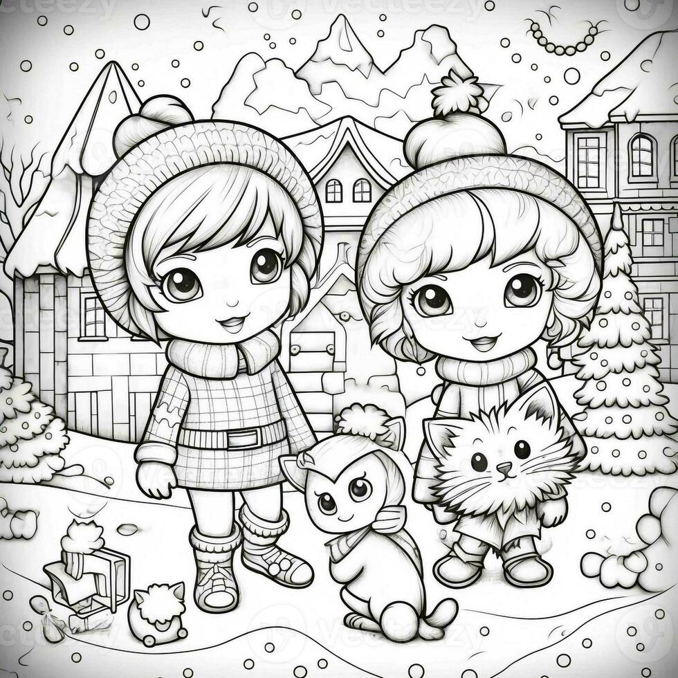 Christmas Coloring Pages photo