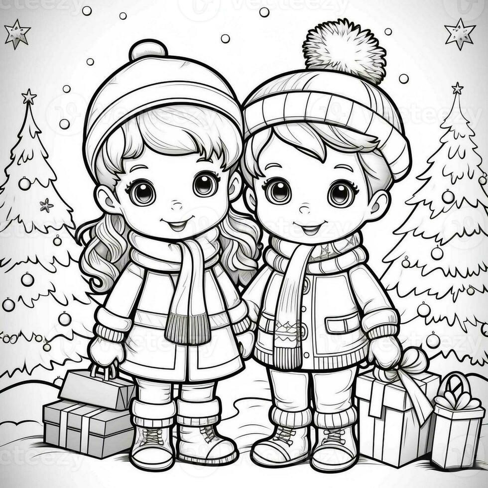 Christmas Coloring Pages photo