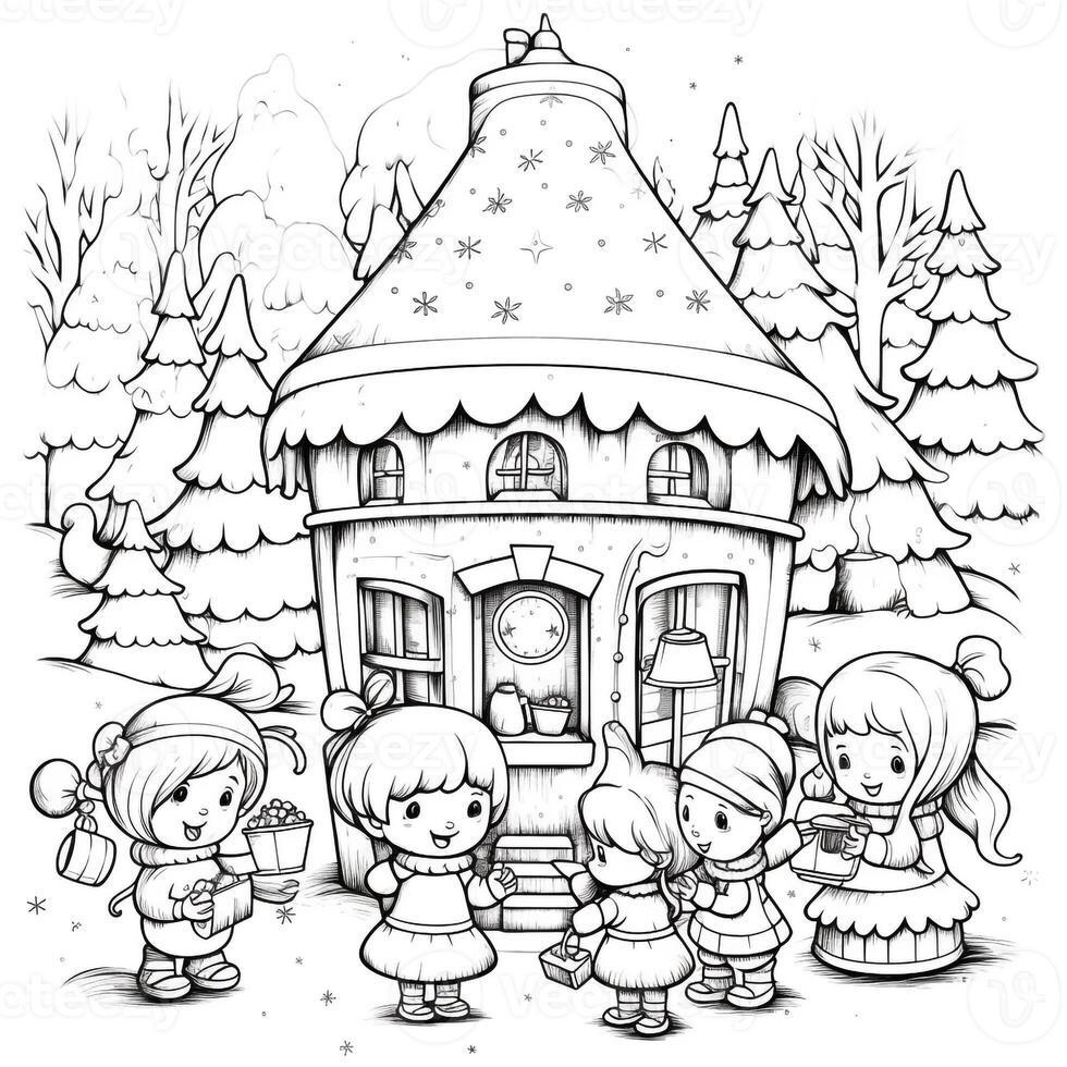 Christmas Coloring Pages photo