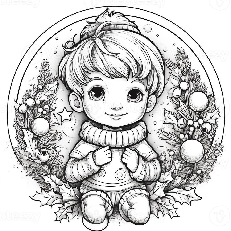 Christmas Coloring Pages photo