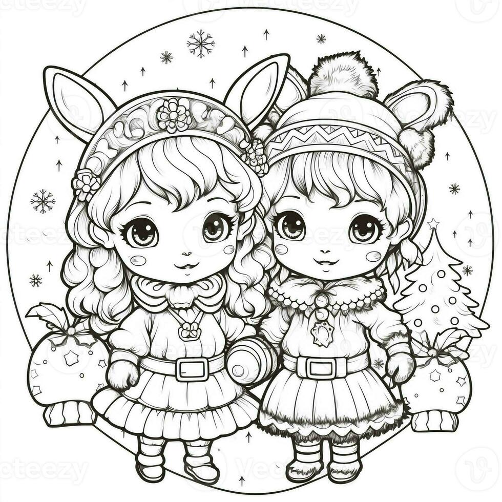 Christmas Coloring Pages photo