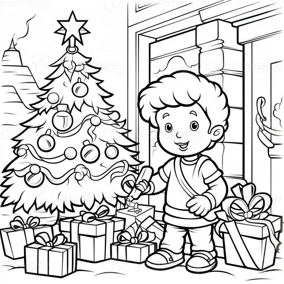 Christmas Coloring Pages photo