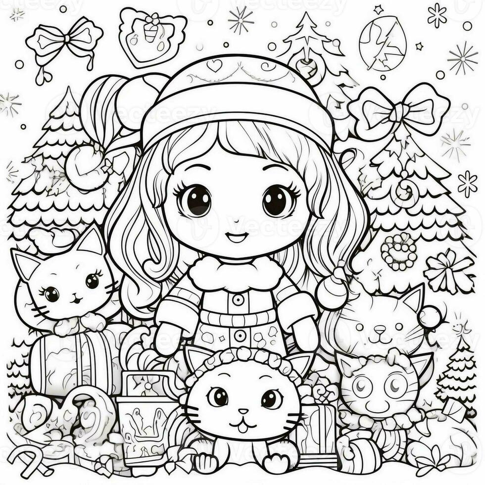 Christmas Coloring Pages photo