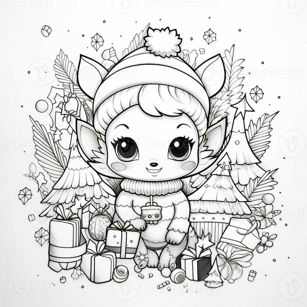 Christmas Coloring Pages photo