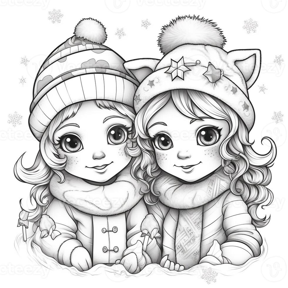 Christmas Coloring Pages photo