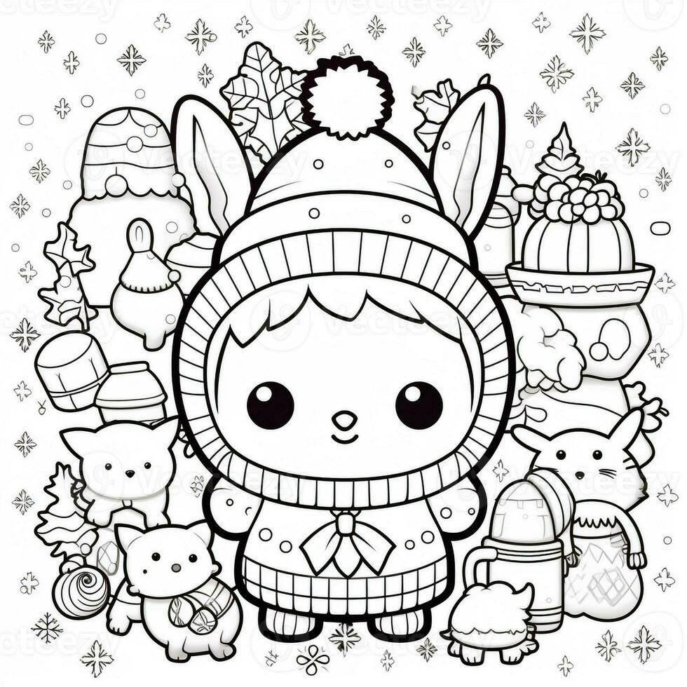 Christmas Coloring Pages photo