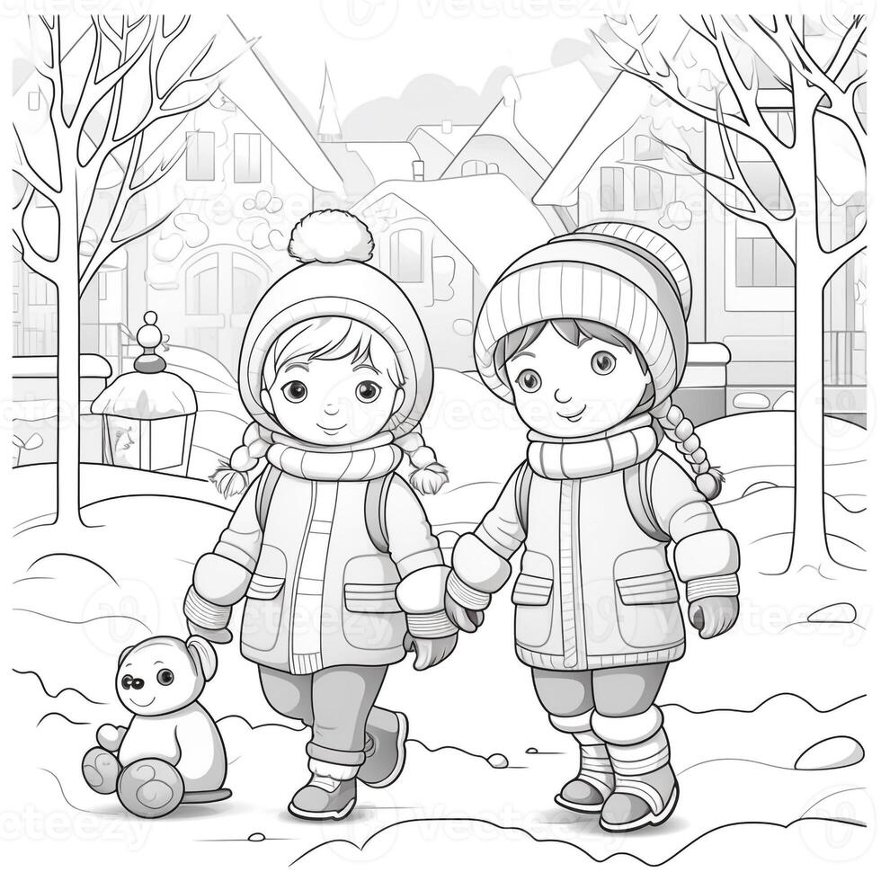 Christmas Coloring Pages photo