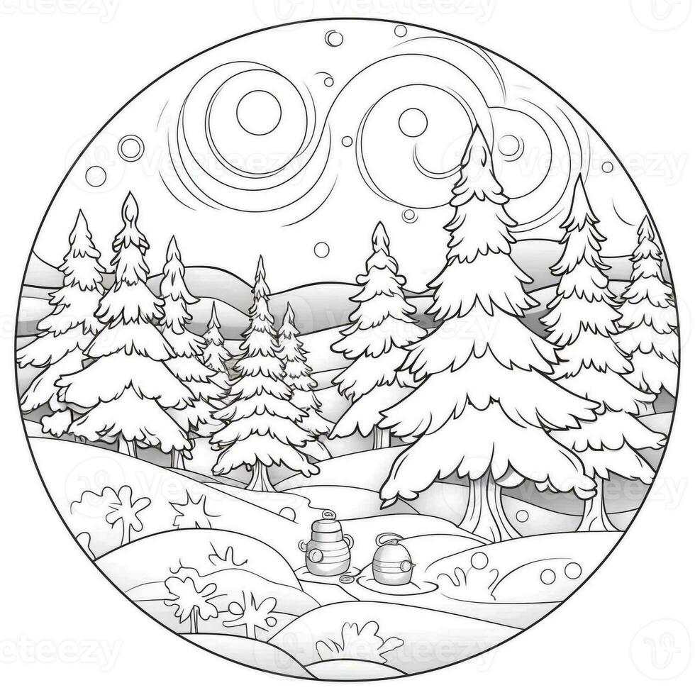 Christmas Coloring Pages photo