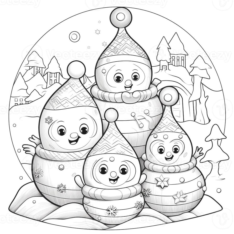 Christmas Coloring Pages photo