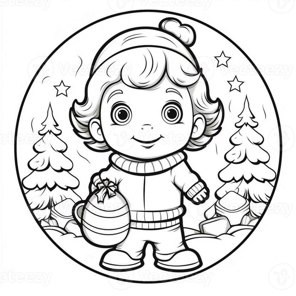 Christmas Coloring Pages photo