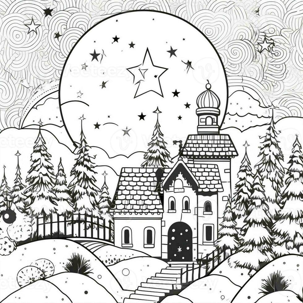 Christmas Coloring Pages photo