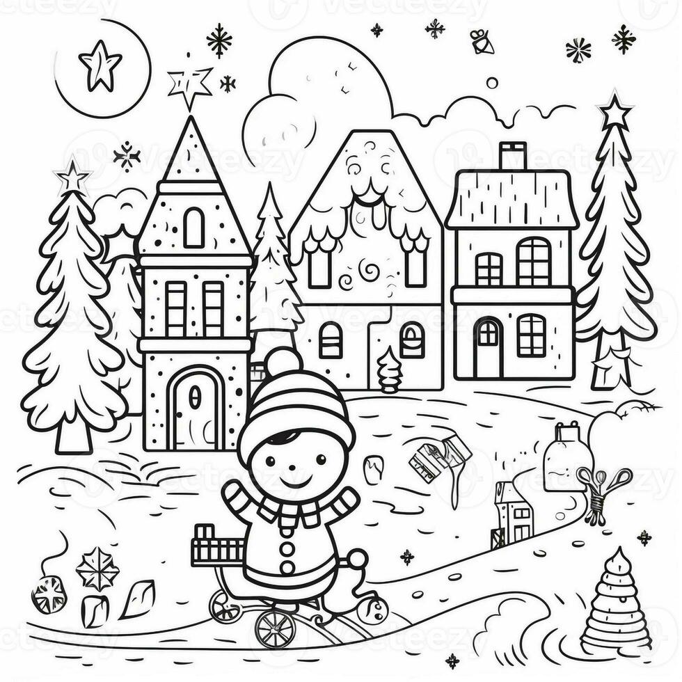 Christmas Coloring Pages photo