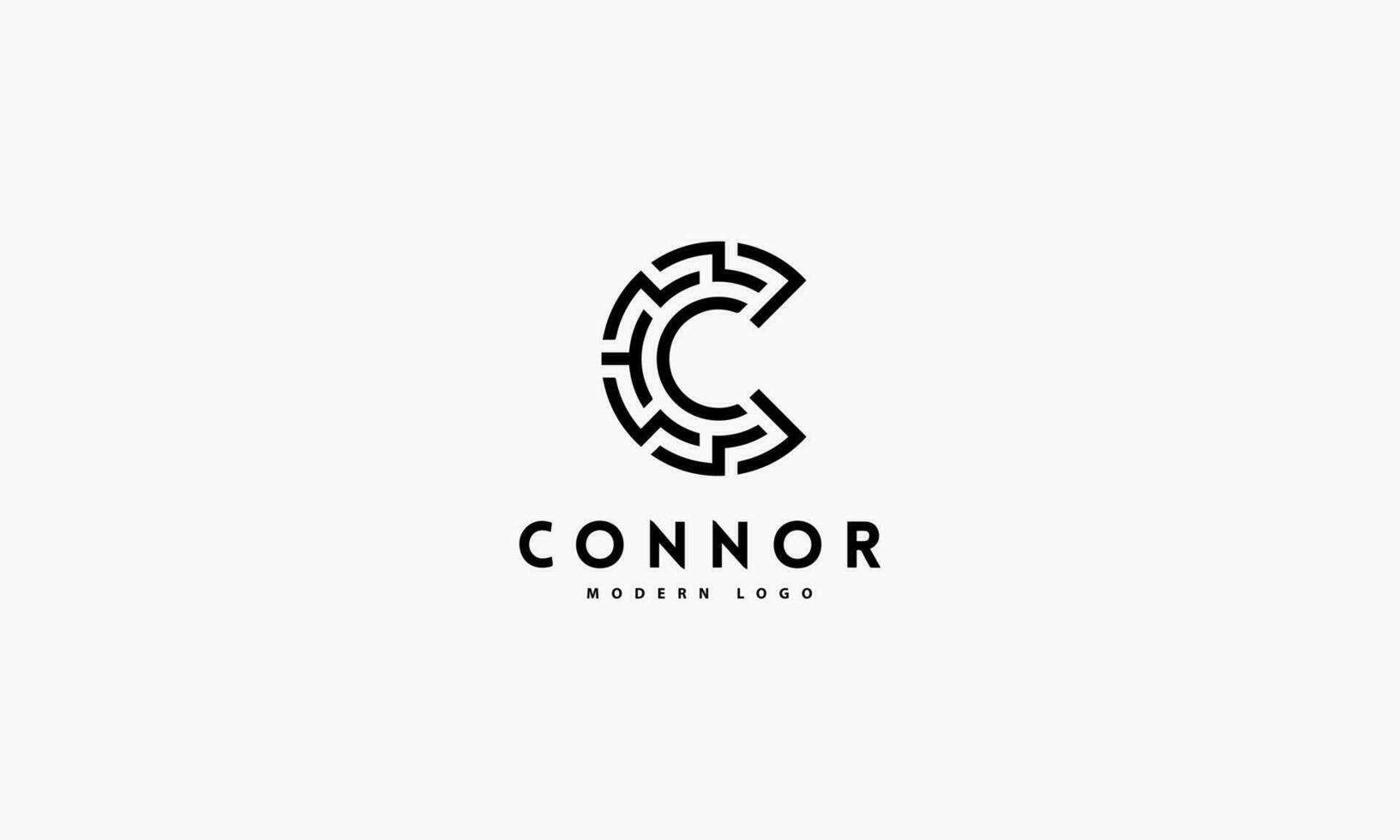 Flat design cc logo template vector