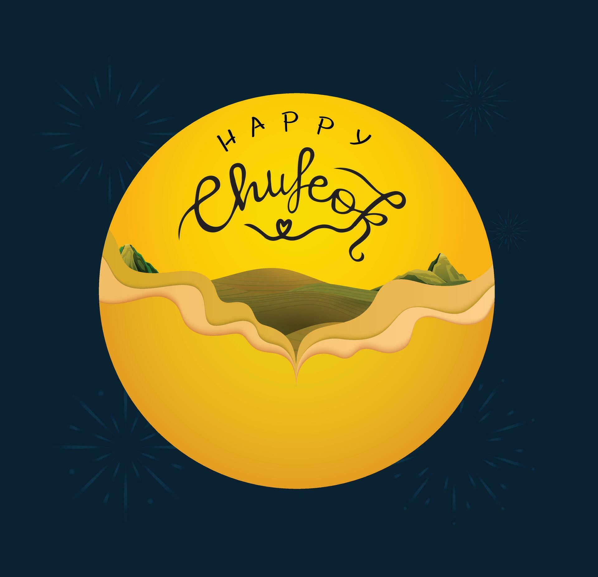 Happy Chuseok, Korean Thanksgiving Day 26710857 Vector Art at Vecteezy