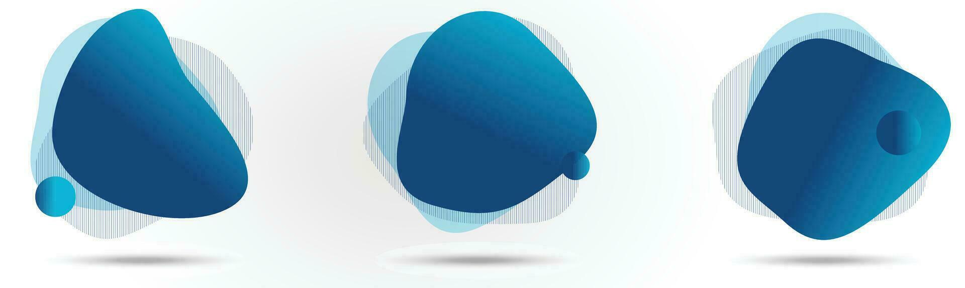 Set of abstract modern graphic elements. vector