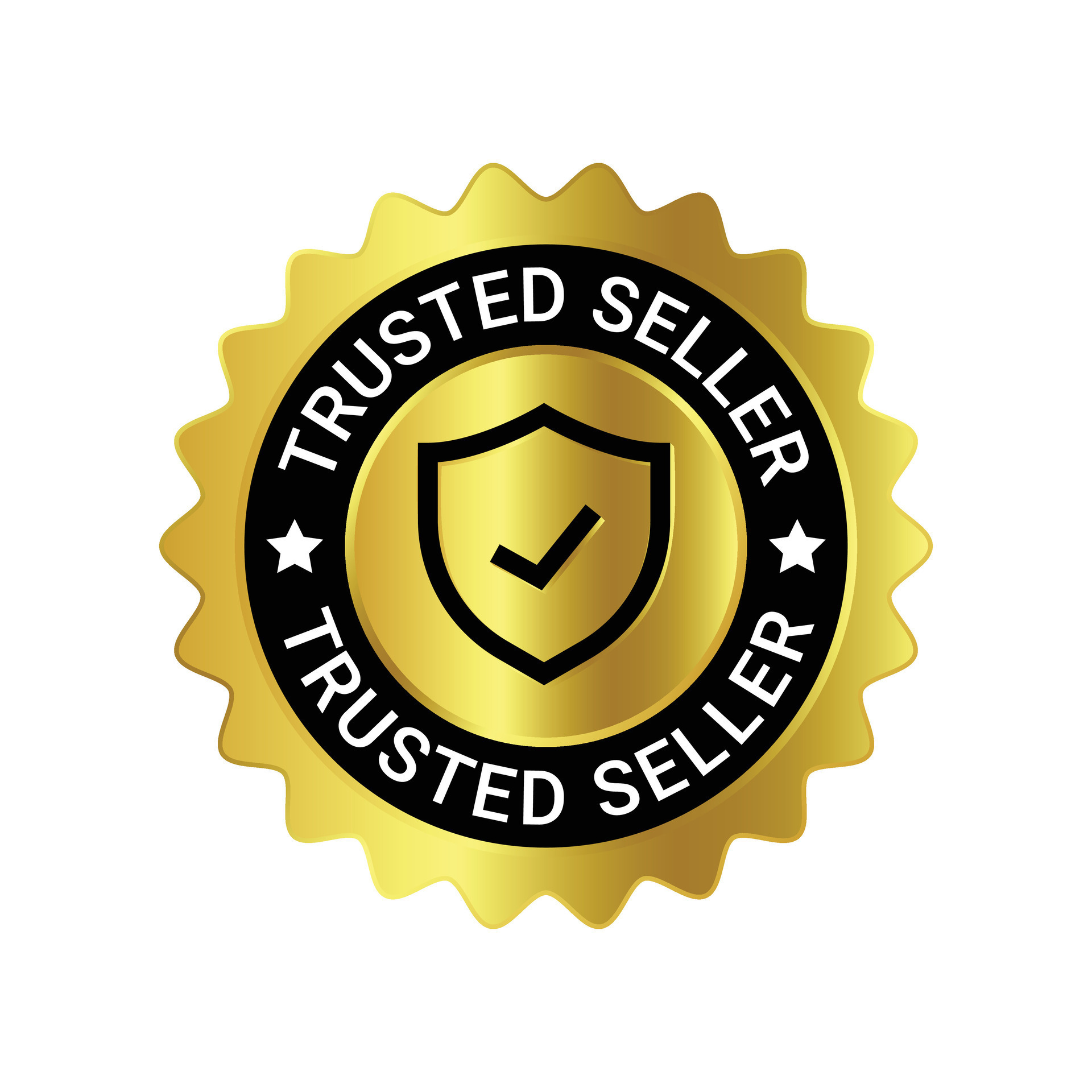 Premium Vector  Top rated gold vector emblem, top rated label stamp