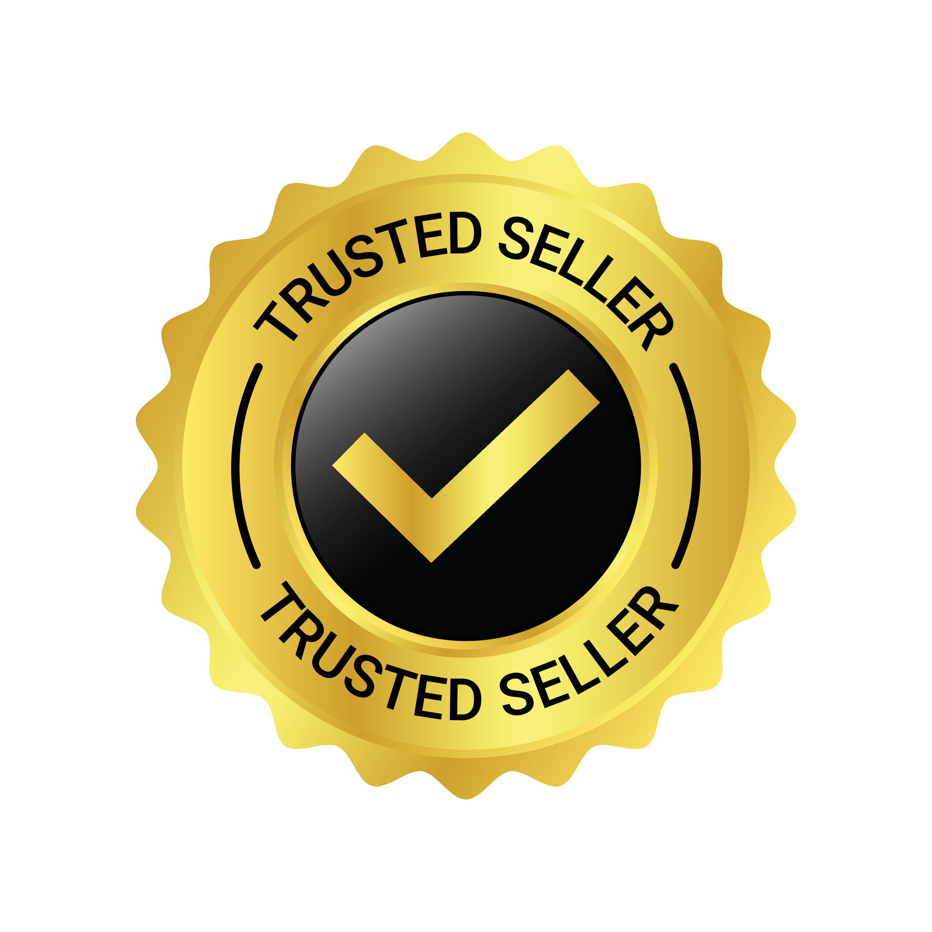 Trusted Seller Label Bedge Vector, Trusted, Seller, Badge PNG and Vector  with Transparent Background for Free Download