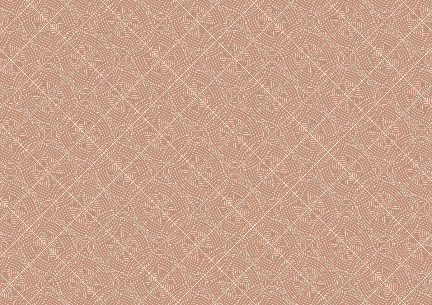 Abstract tile line geometric pattern culture asian brown background vector