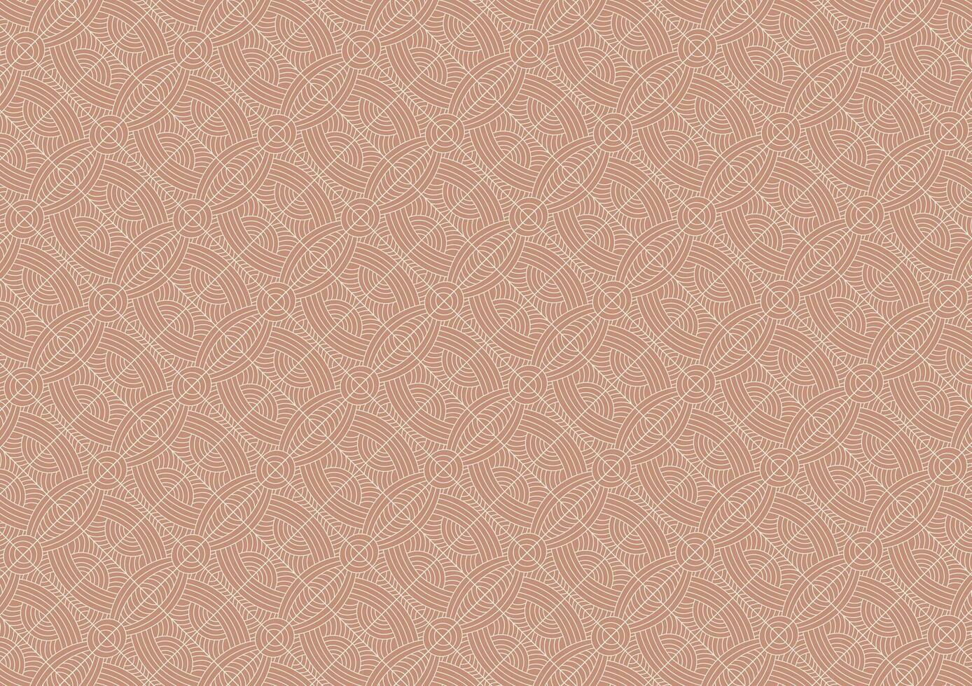 Abstract tile line geometric pattern culture asian brown background vector