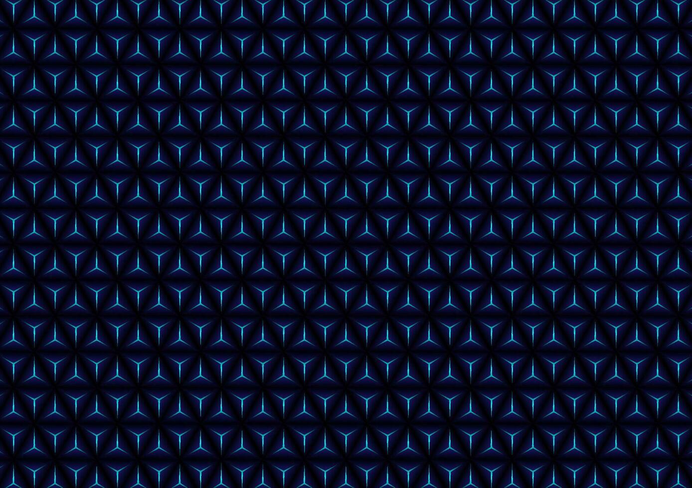 Dark blue triangle pattern digital technology presentation background vector