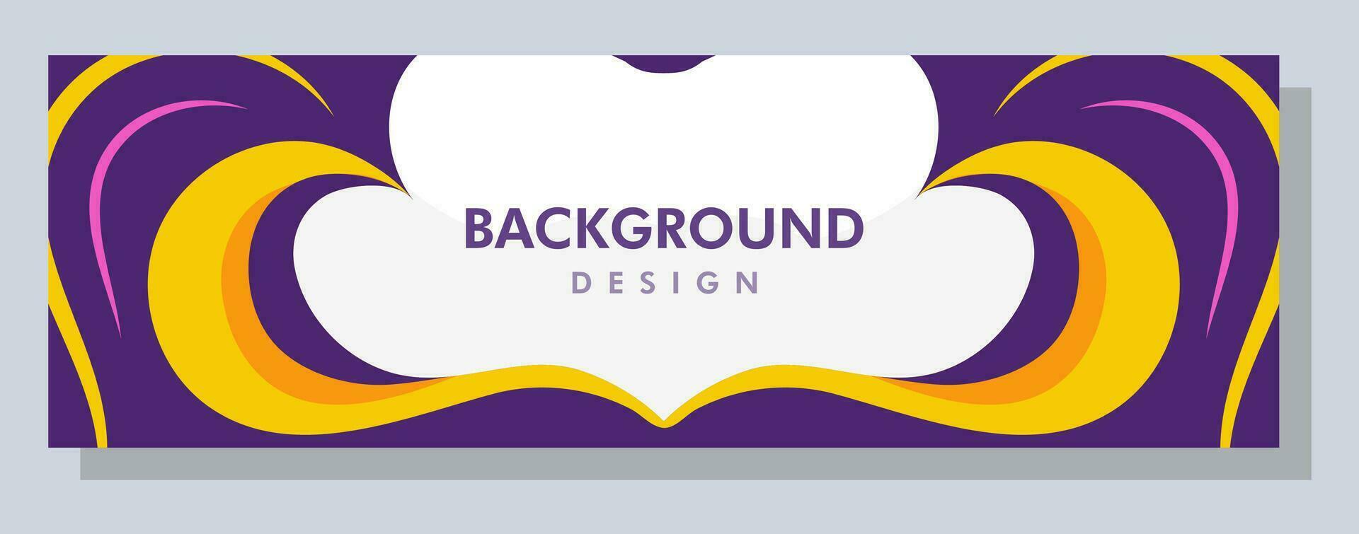 Abstract banner design. Vector shape background.