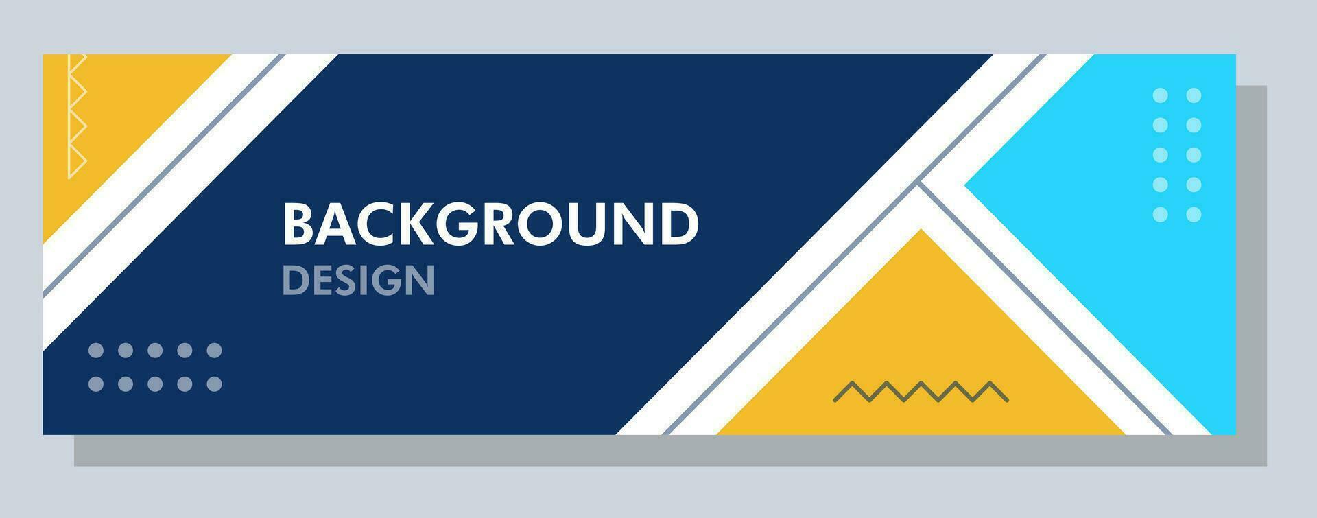 Abstract banner design. Vector shape background.