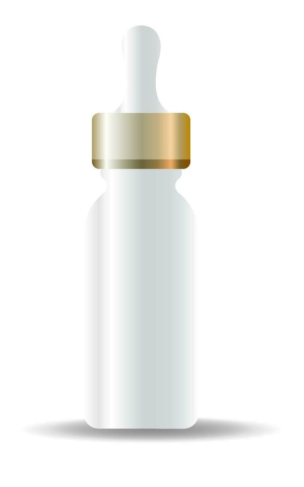 botellas con rociar, dispensador y cuentagotas, crema frasco, tubo. cosmético paquete. vector