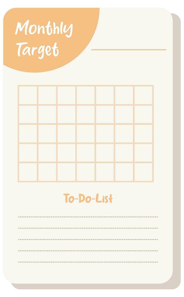 Set of planners and to do list with home interior decor illustrations. Template for agenda, schedule, planners, checklists, notebooks, cards and other stationery. vector