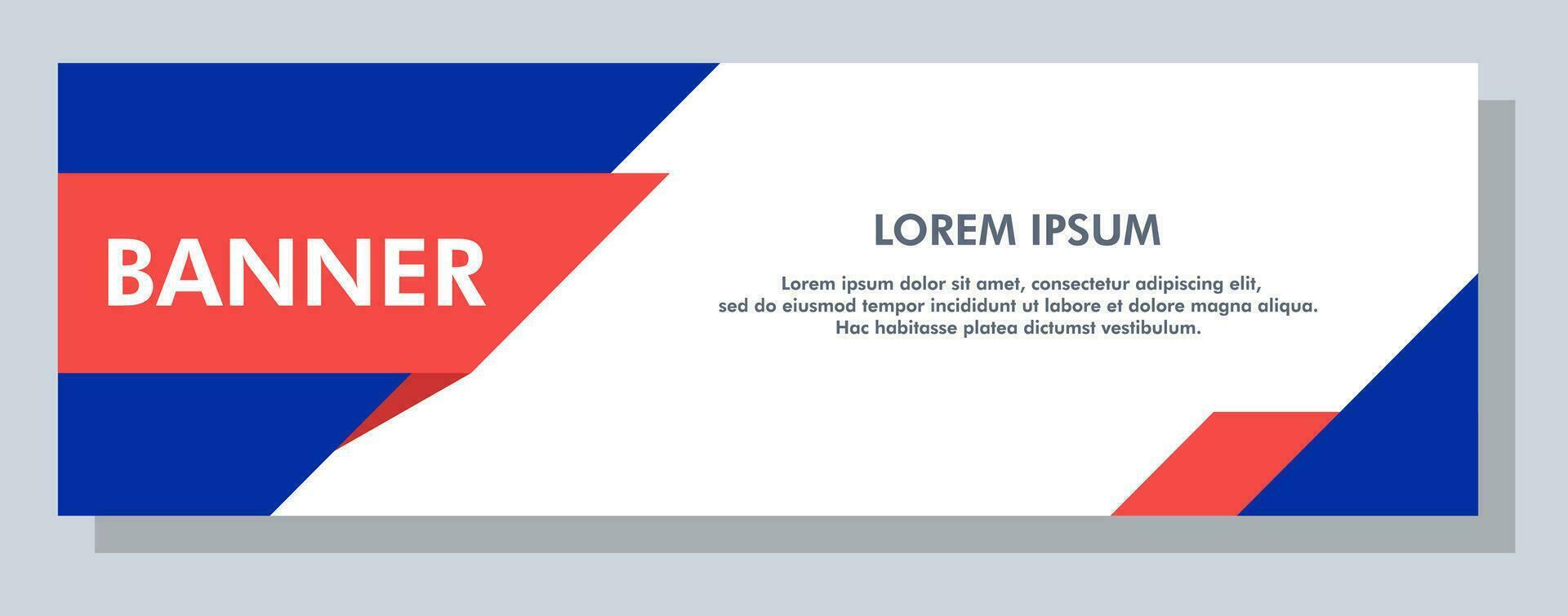 Abstract banner design. Vector shape background.