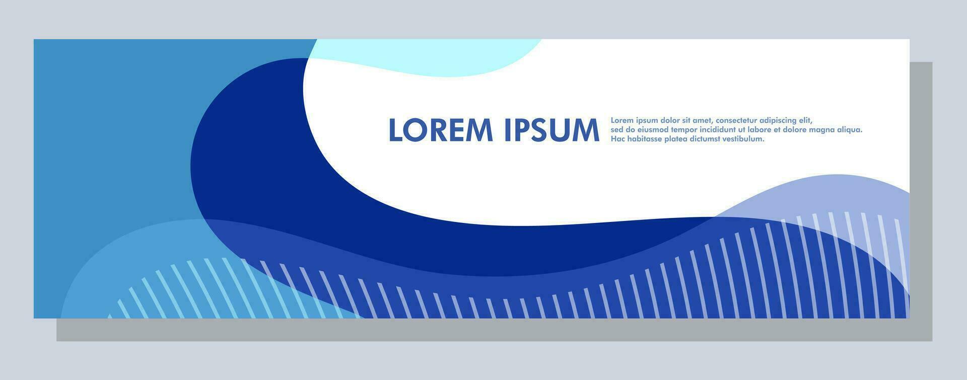 Abstract banner design. Vector shape background.