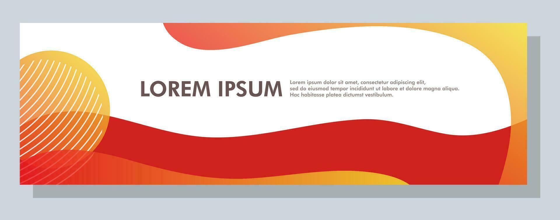 Abstract banner design. Vector shape background.