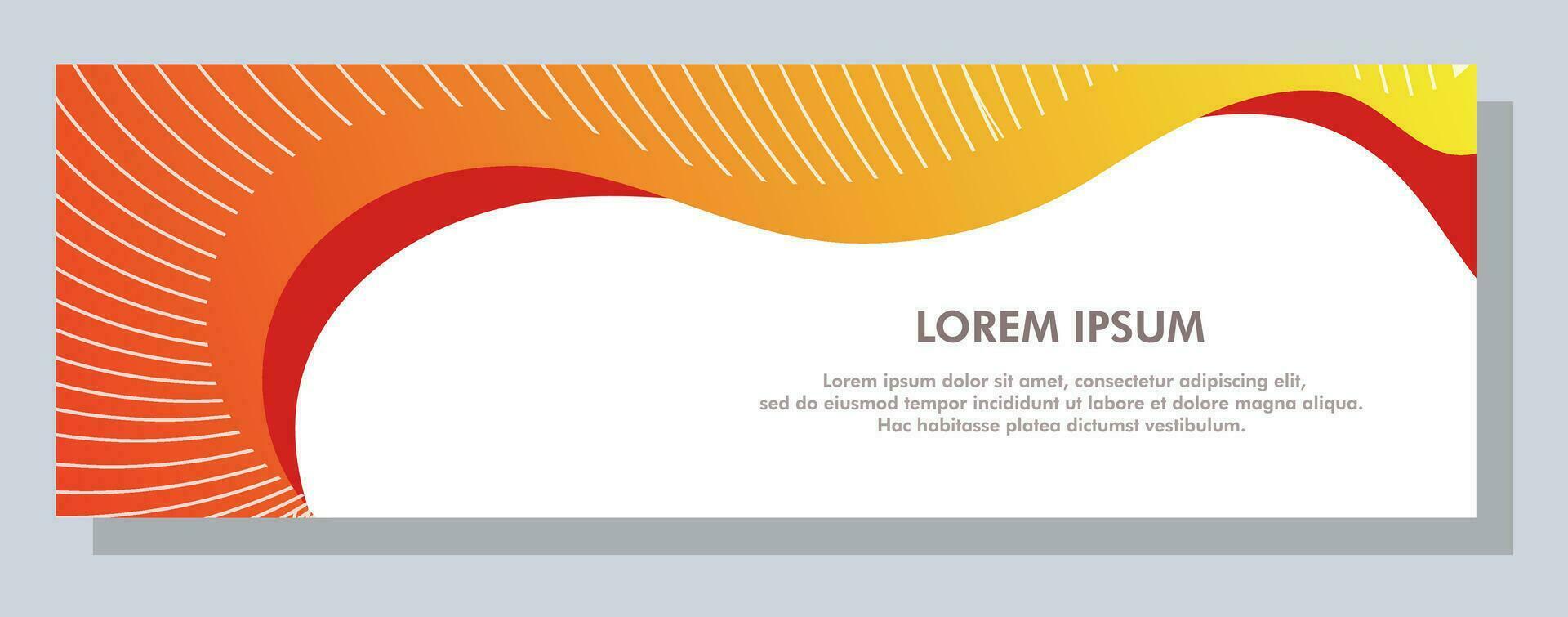 Abstract banner design. Vector shape background.