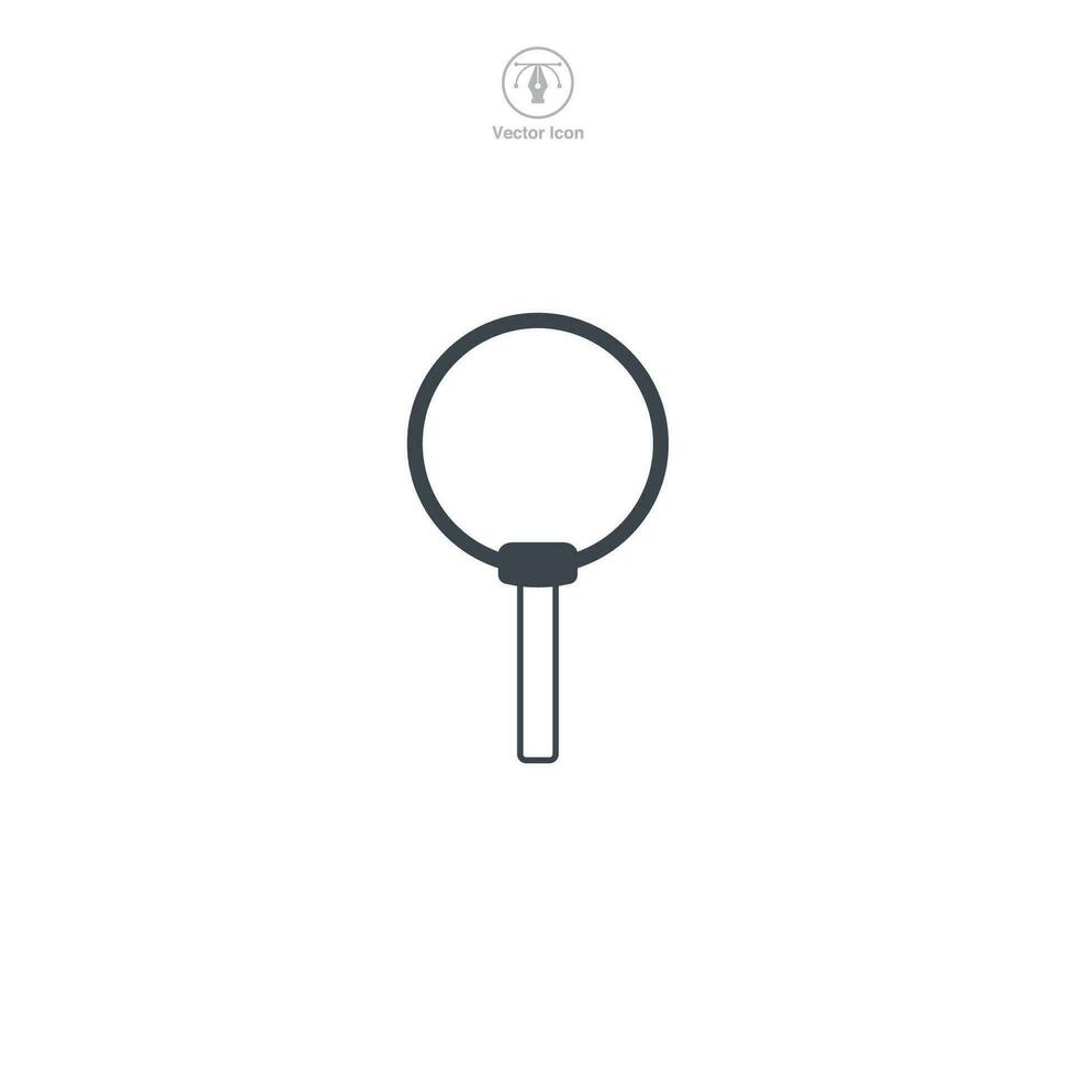 Auction Paddle icon symbol vector illustration isolated on white