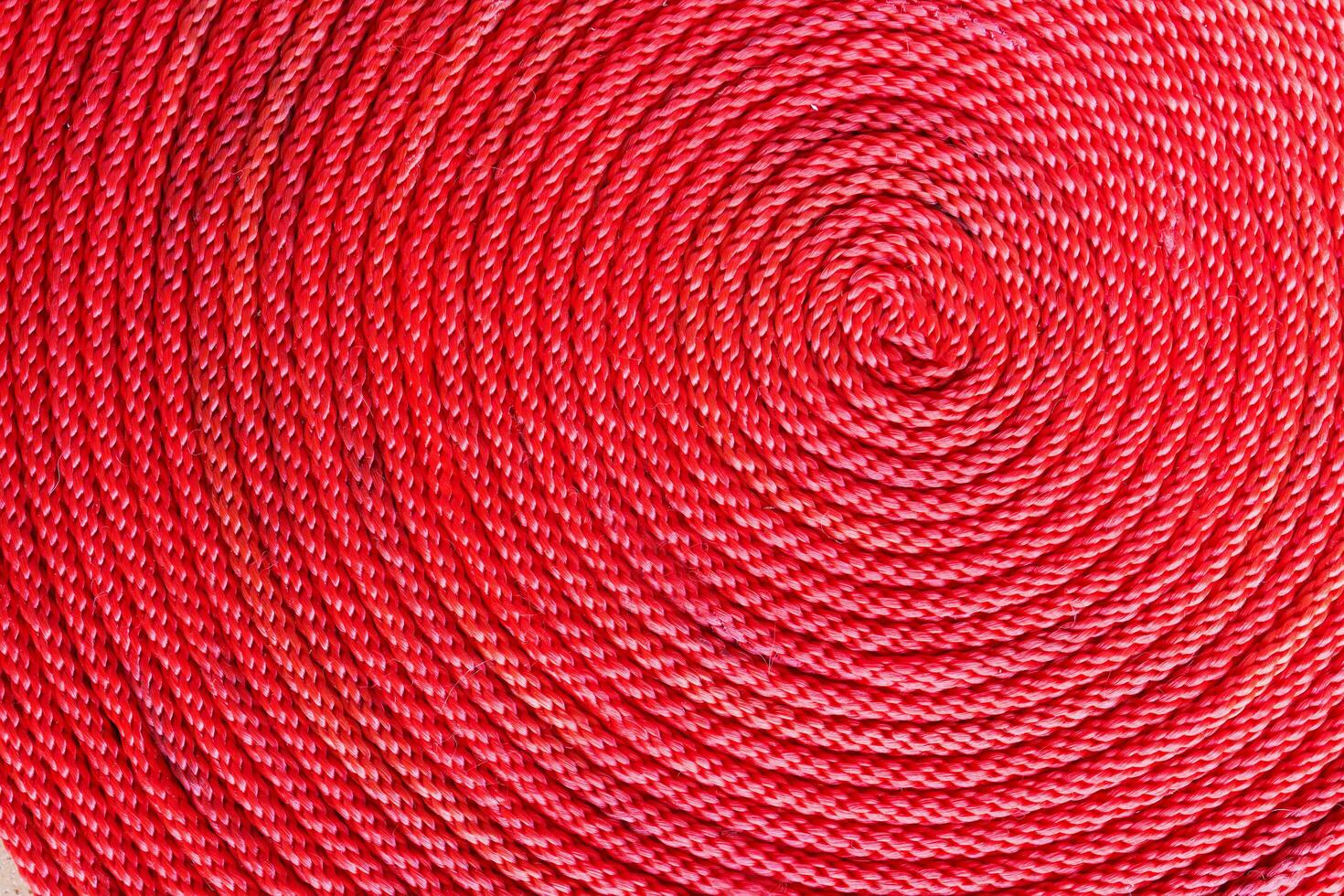 Red rope coil photo