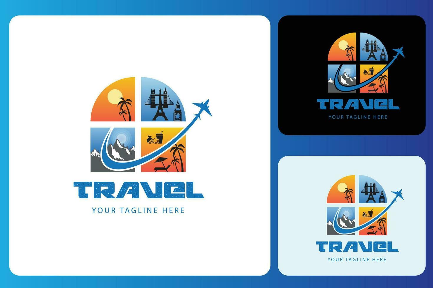 Travel Logo Design Template vector
