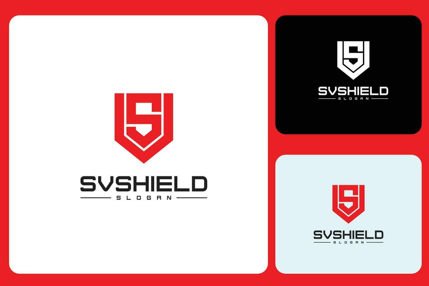 Shield S Letter Logo Design Template vector