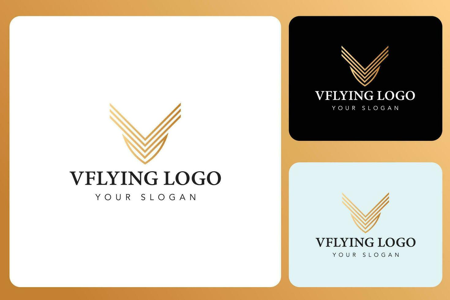 V Letter Logo Design Template vector