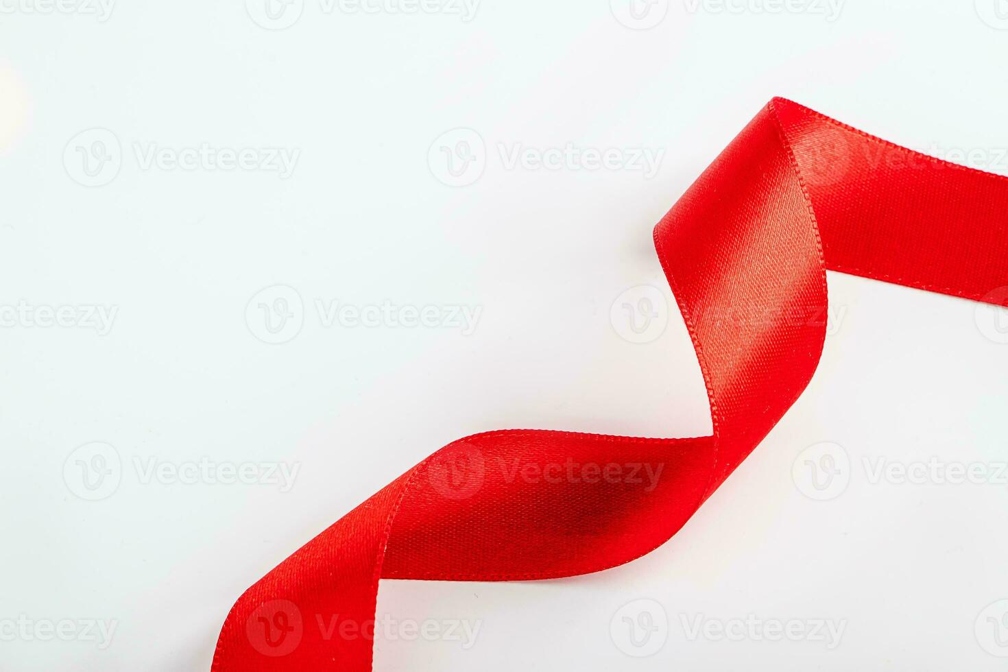 Silk ribbon for wrapping gifts. photo