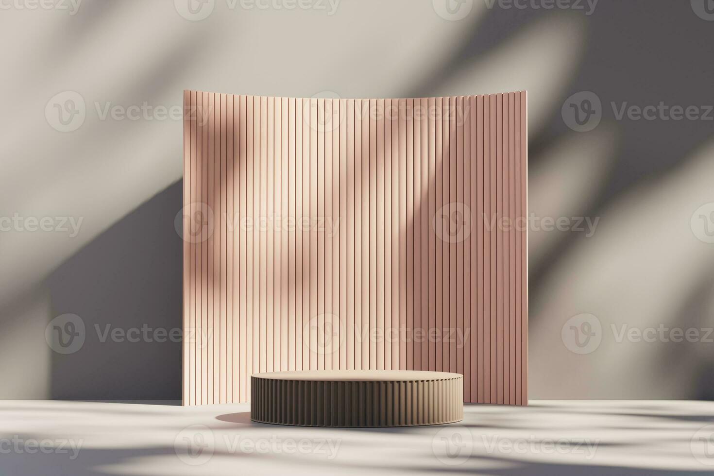 Abstract Minimal Modern Podium Platform For Product Display Showcase Presentation Advertising 3D Rendering photo