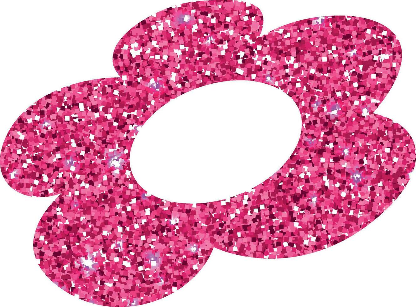 Flower pink barbie for decoration and design. vector